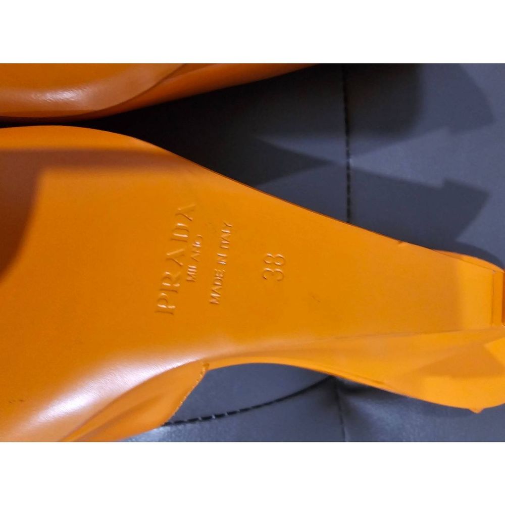 New Prada Leather Slingback pumps in size 38 - Picture 6 of 8